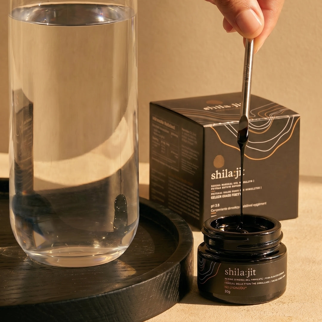 Golden Shilajit | Raw and sun-dried +5000m | 30g | 150+ daily doses