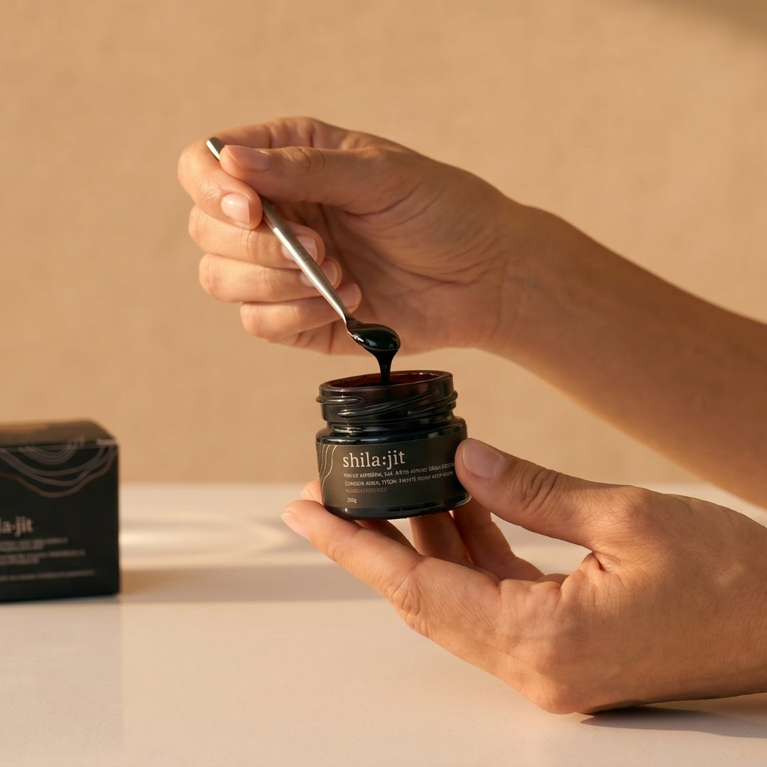 Golden Shilajit | Raw and sun-dried +5000m | 30g | 150+ daily doses